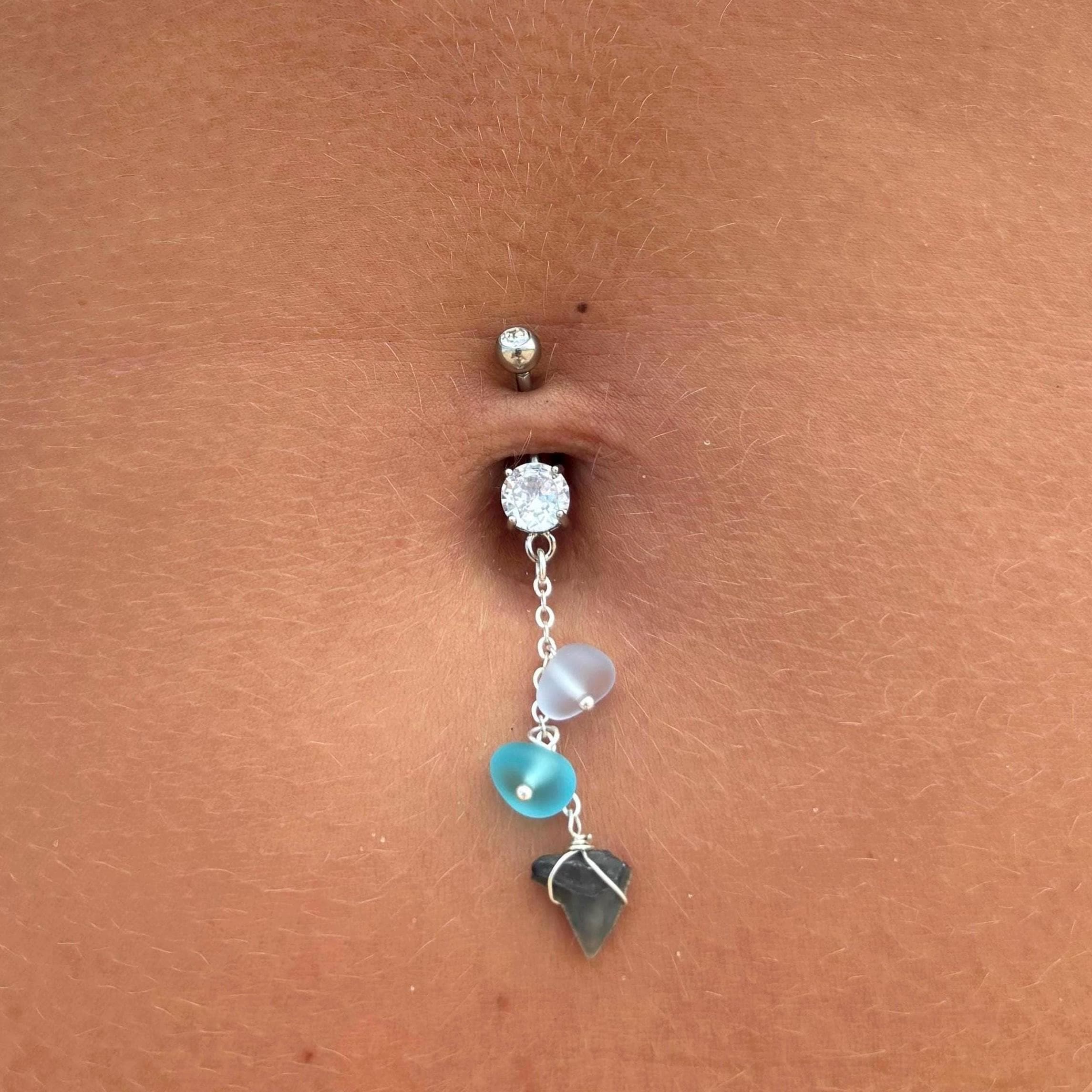 Ocean Belly Ring