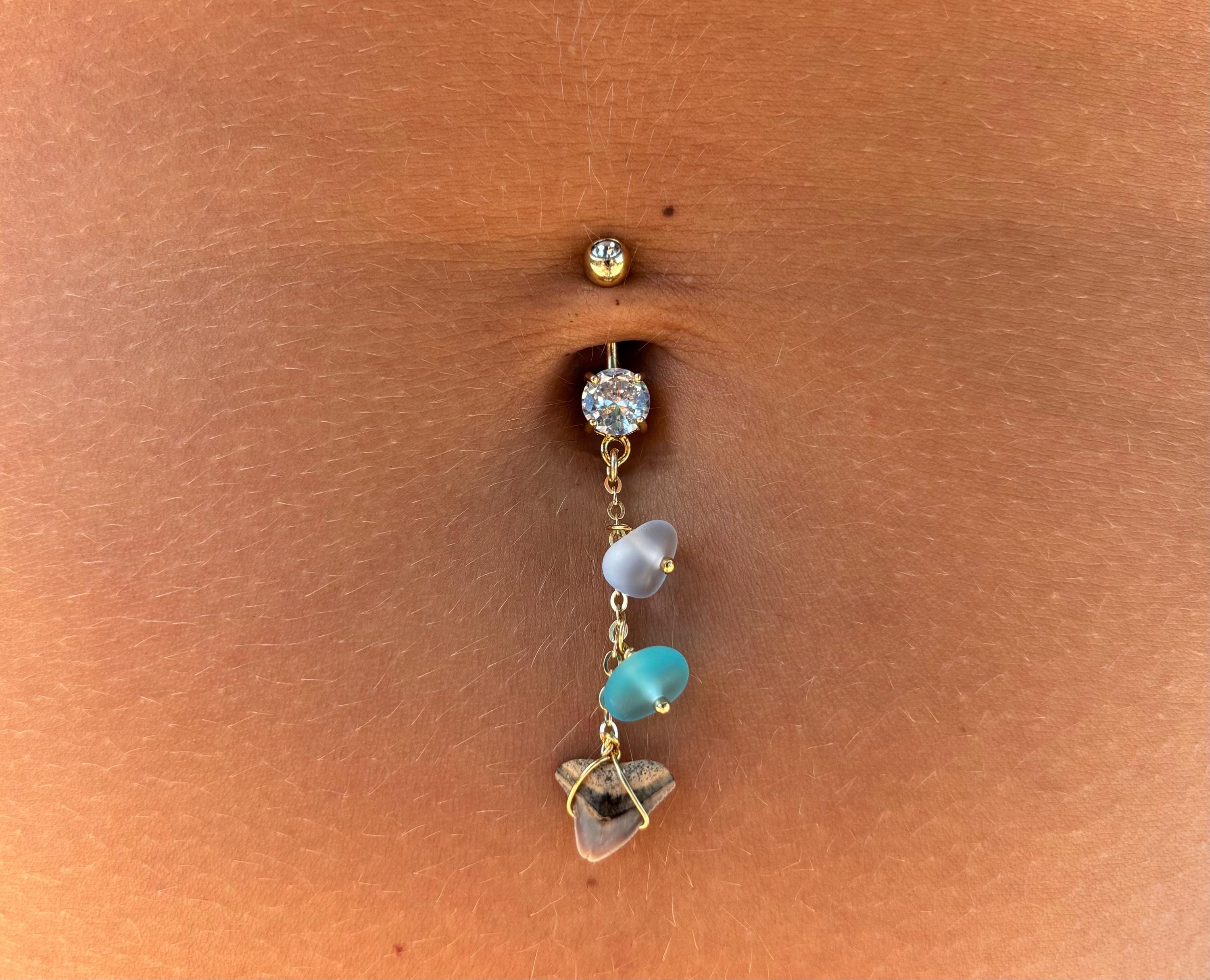 Ocean Belly Ring