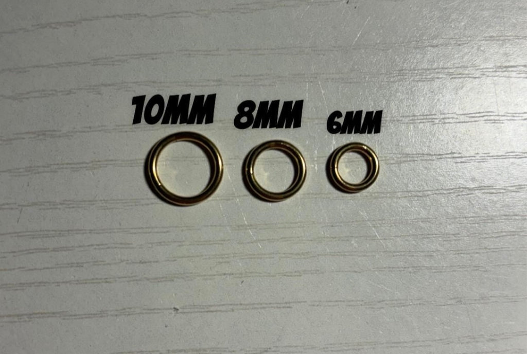 Shark Tooth & Sea Glass Hoop Belly Ring