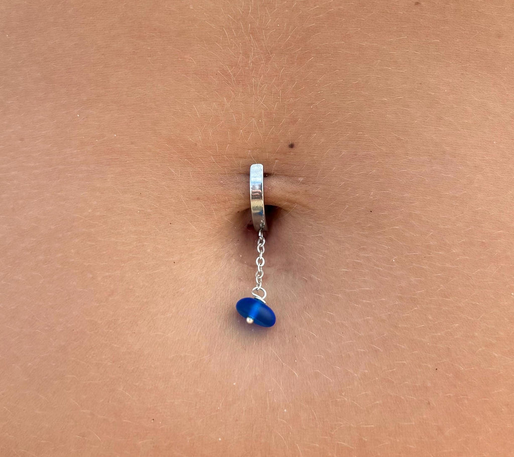 Clicker Drop Belly Ring