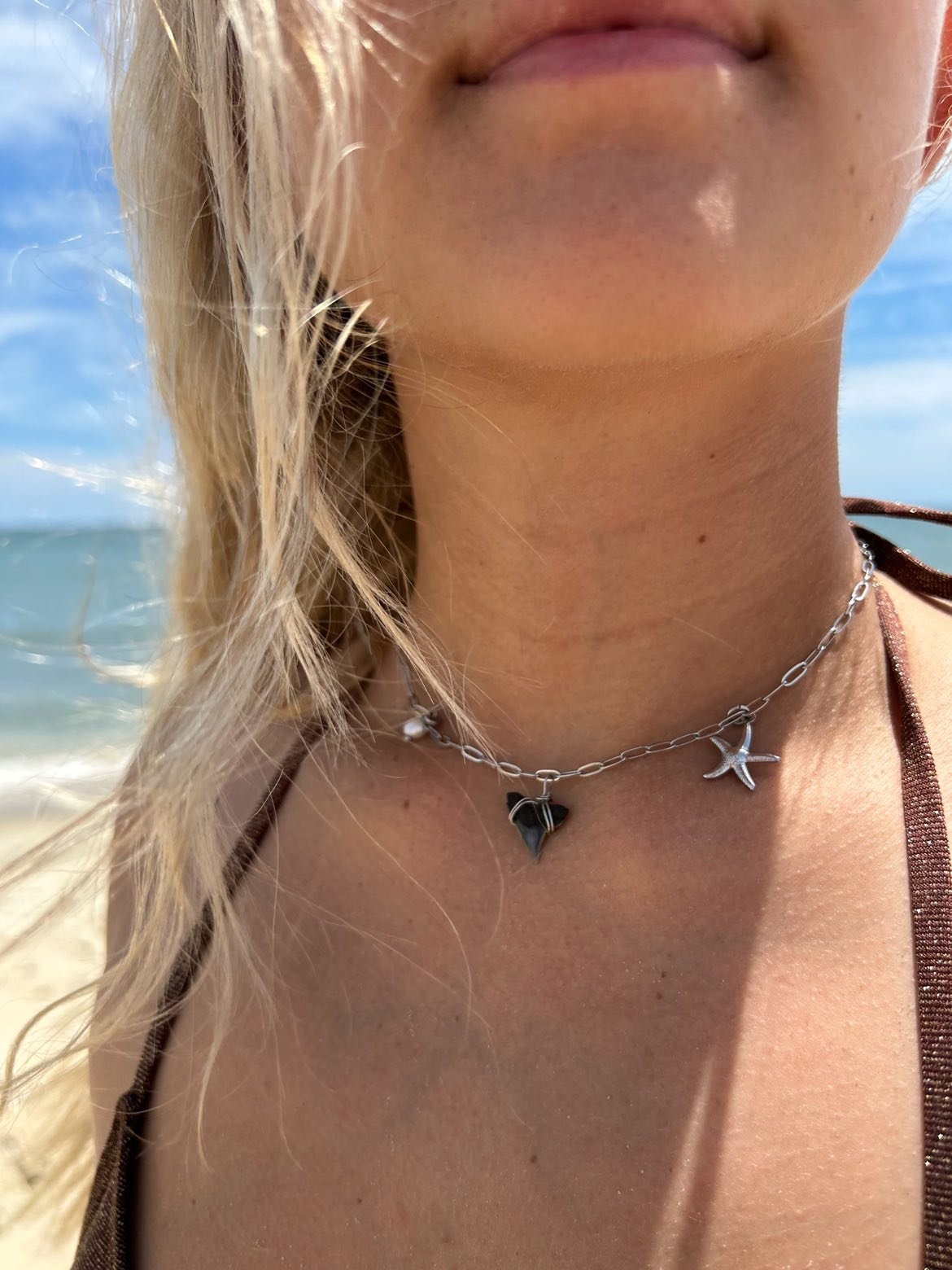 Shark Tooth Charm Necklace