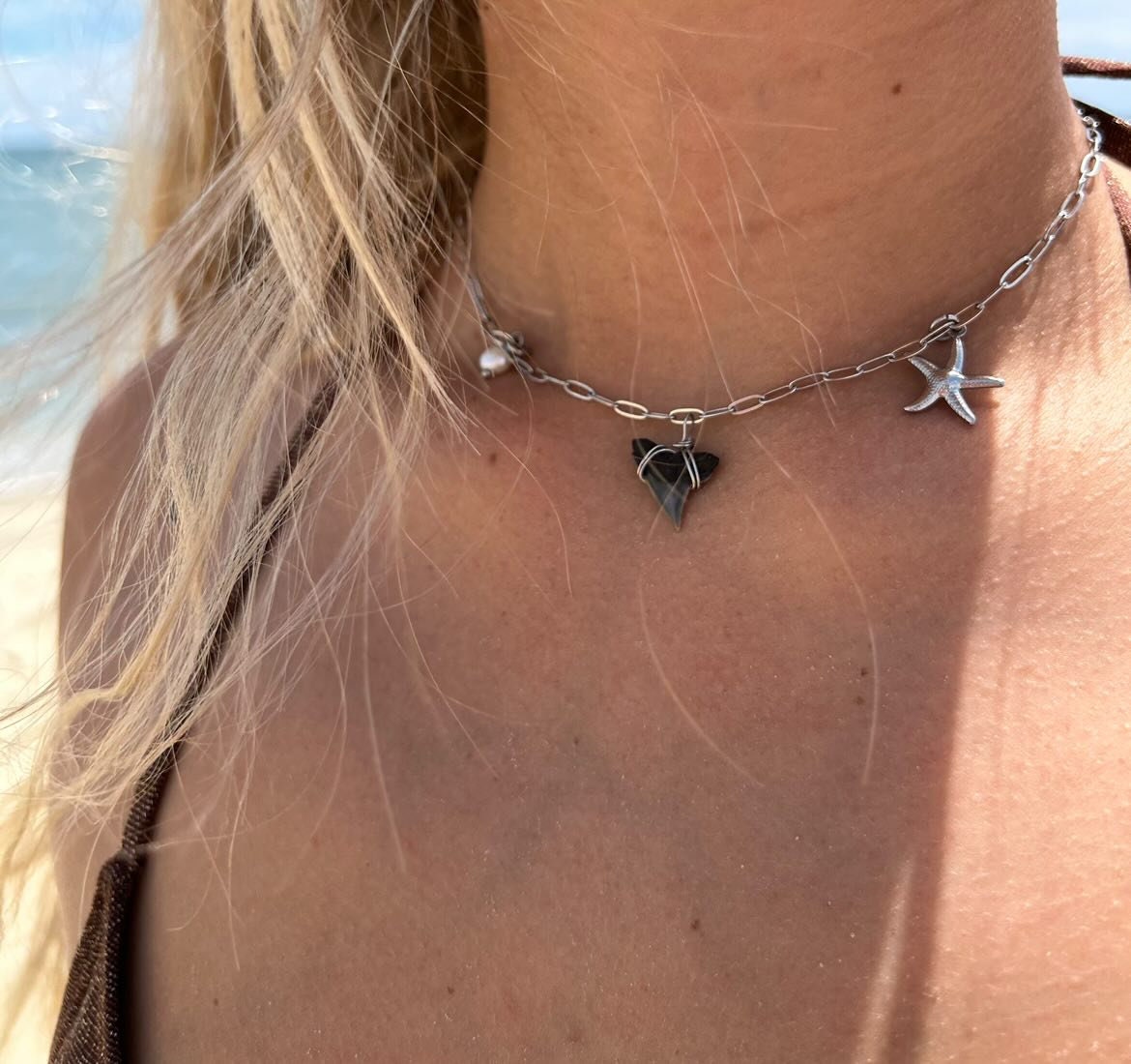 Shark Tooth Charm Necklace
