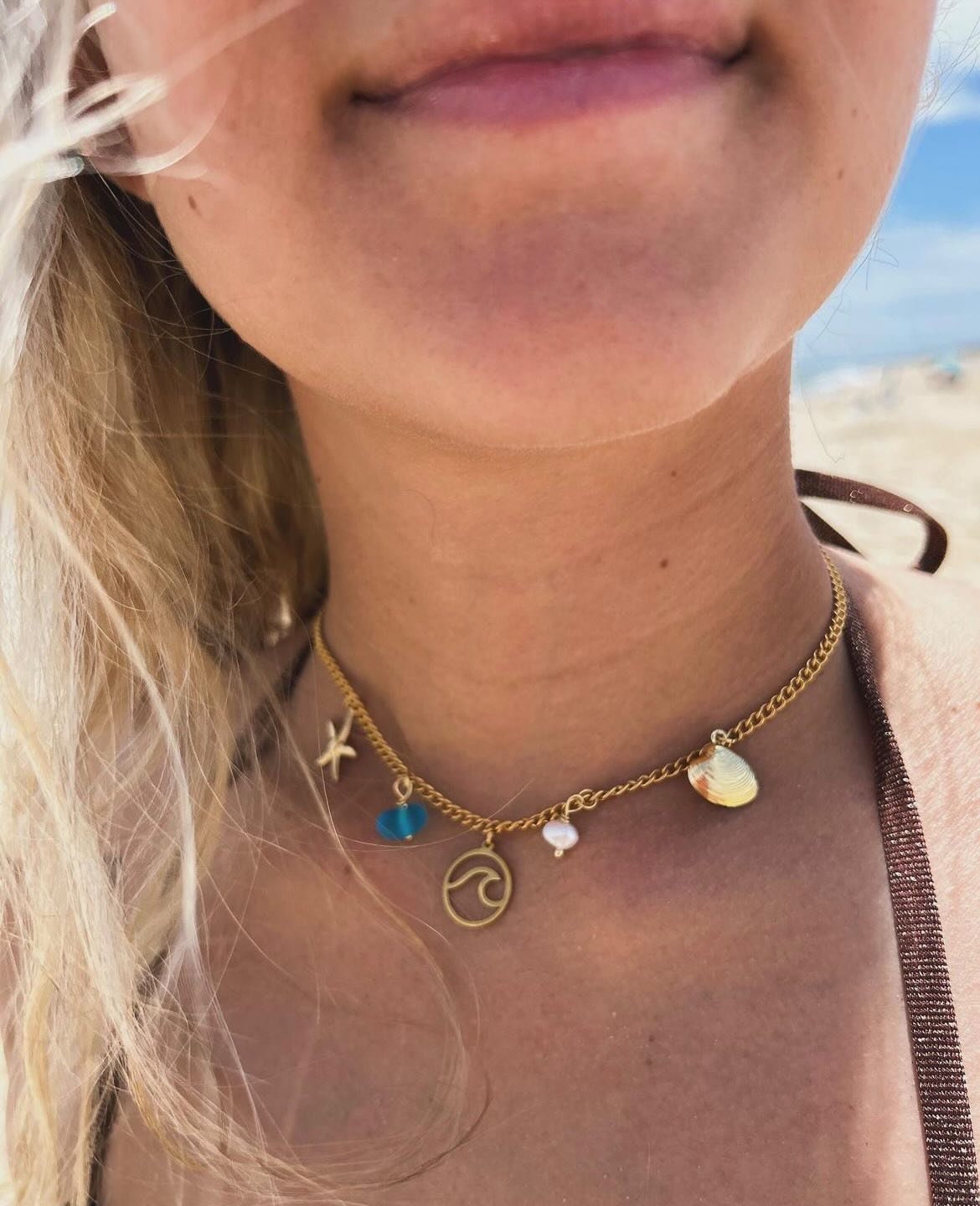 Into the Ocean Charm Chain Necklace
