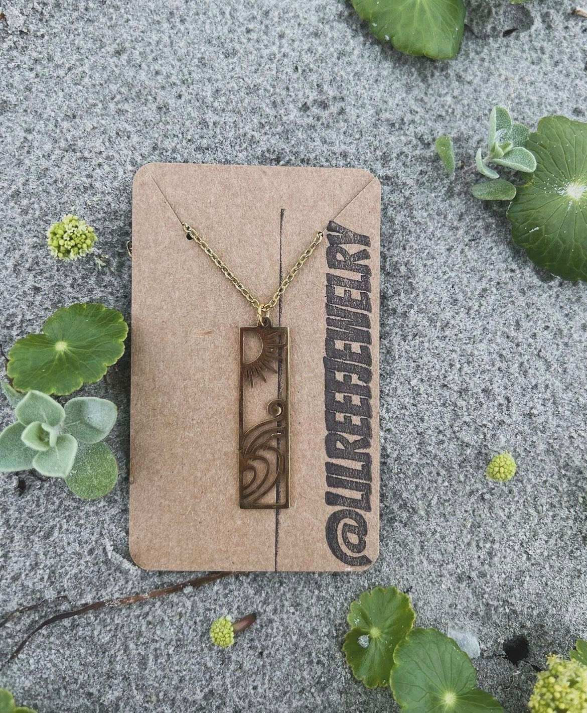 Gold Beach Day Chain Necklace